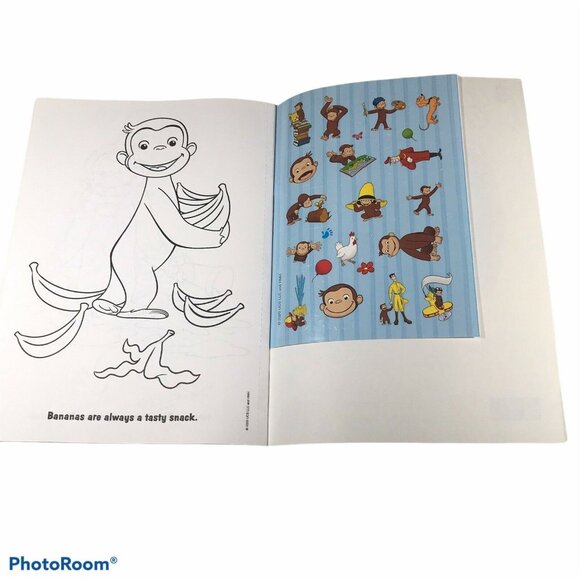 2-Pack PBS Kids Curious George Friends Are Forever/It’s Storytime Books New - Picture 8 of 8